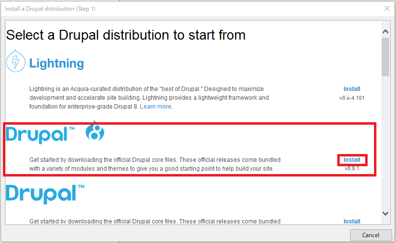 図:Drupalインストール10
